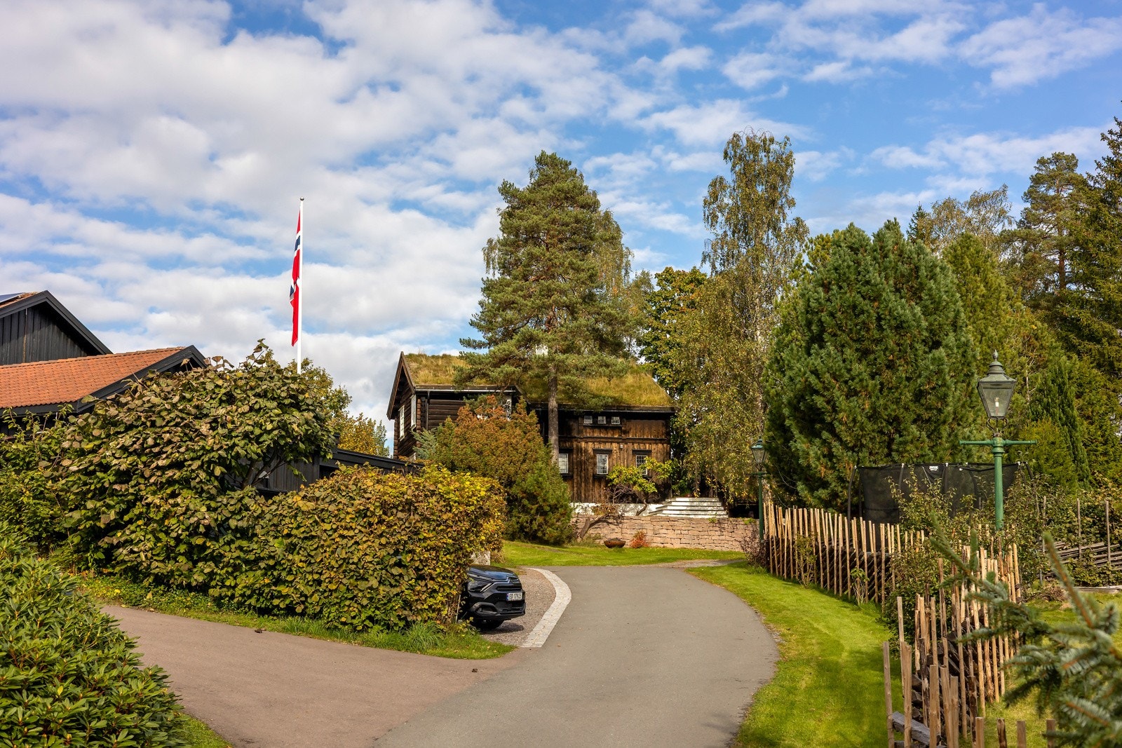 Eiendommen har en tilbaketrukket beliggenhet. Galleribilde
