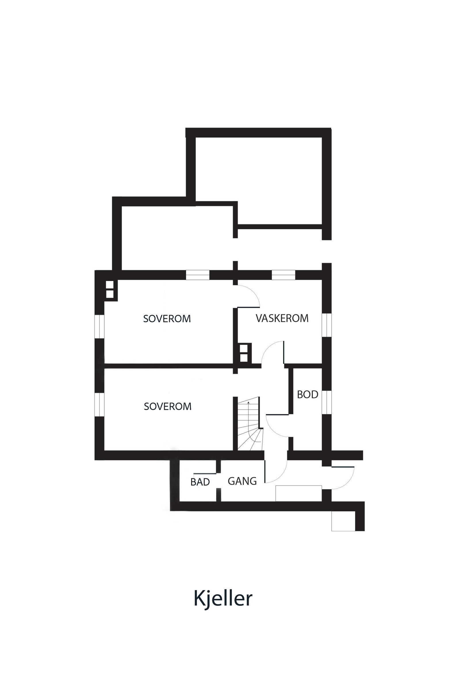 Plantegning u etg Galleribilde