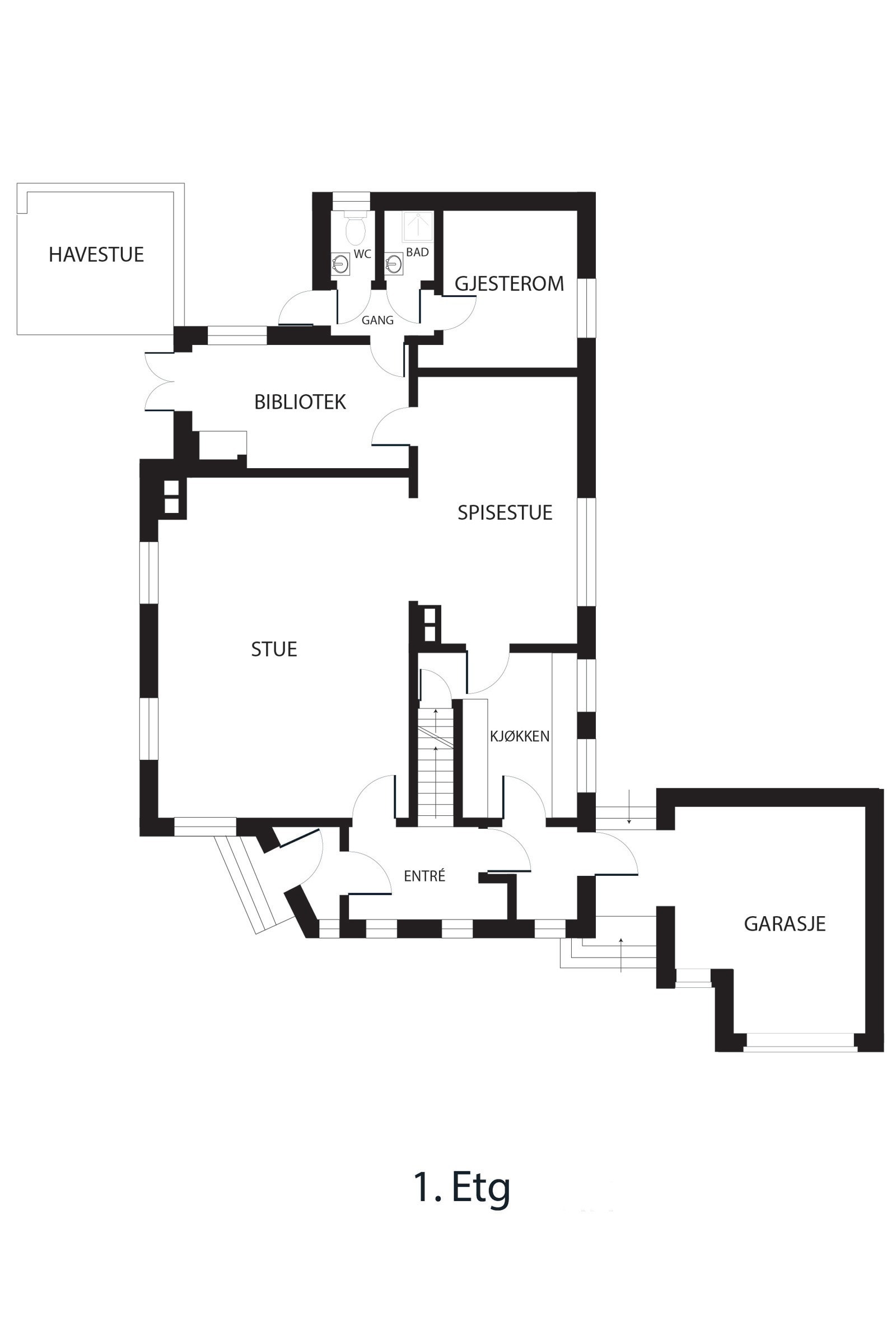 Plantengning 1.Etg Galleribilde