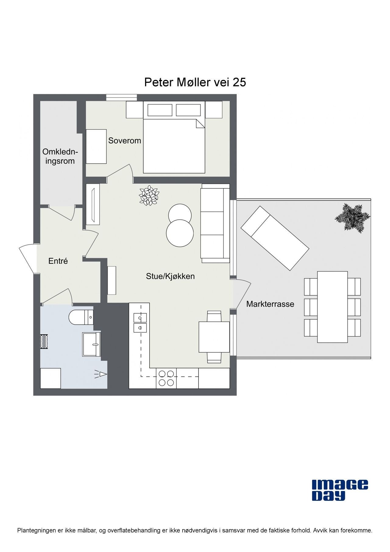 Plantegning Galleribilde