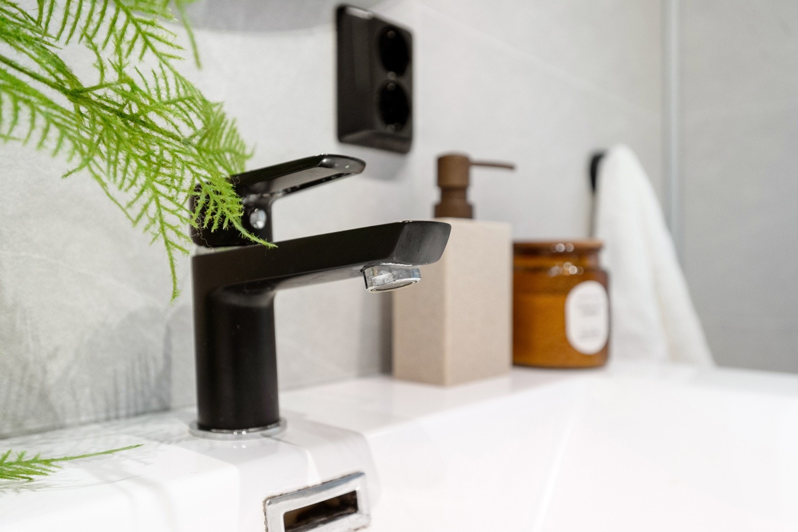 Detalj fra toalettrommet i 1.etg. Galleribilde