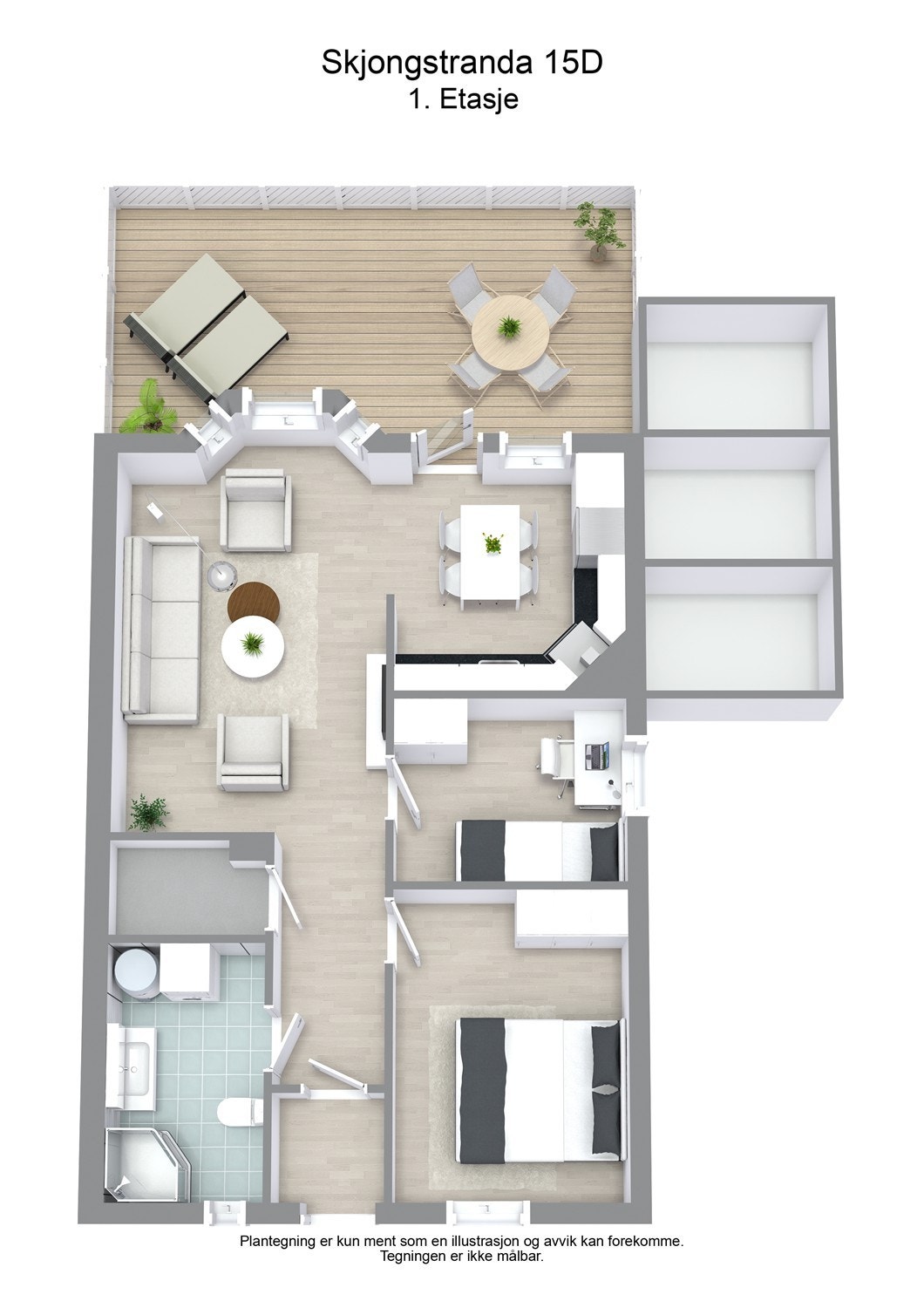 Skjongstranda 15D - 3D - 1. Etasje - Letterhead Galleribilde