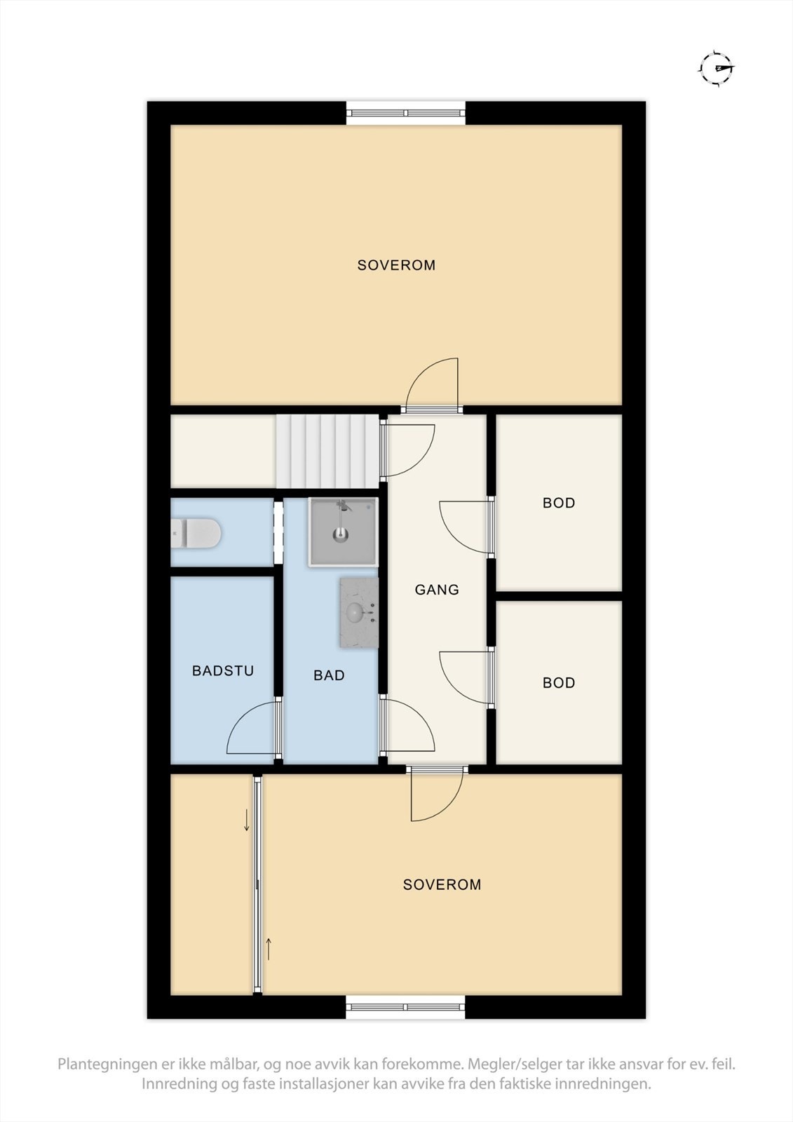 Plantegning 2. etasje. Galleribilde