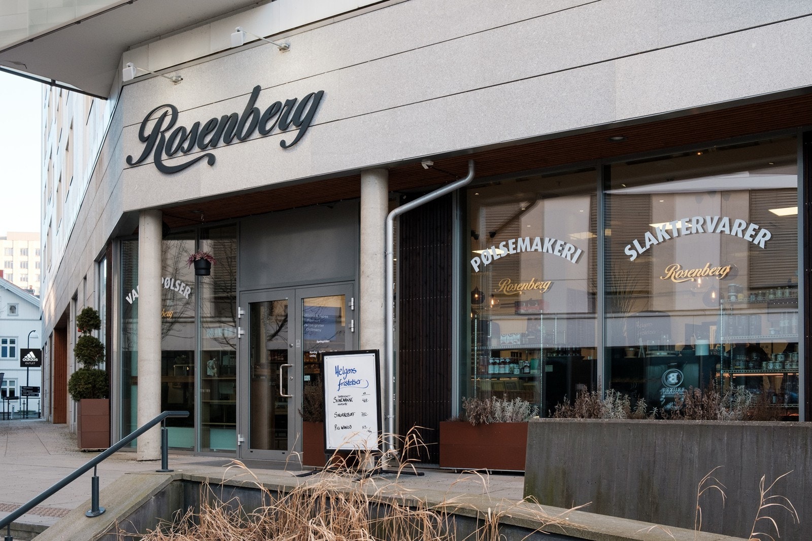 Rosenberg byr på variert utvalg av delikatesser. Galleribilde