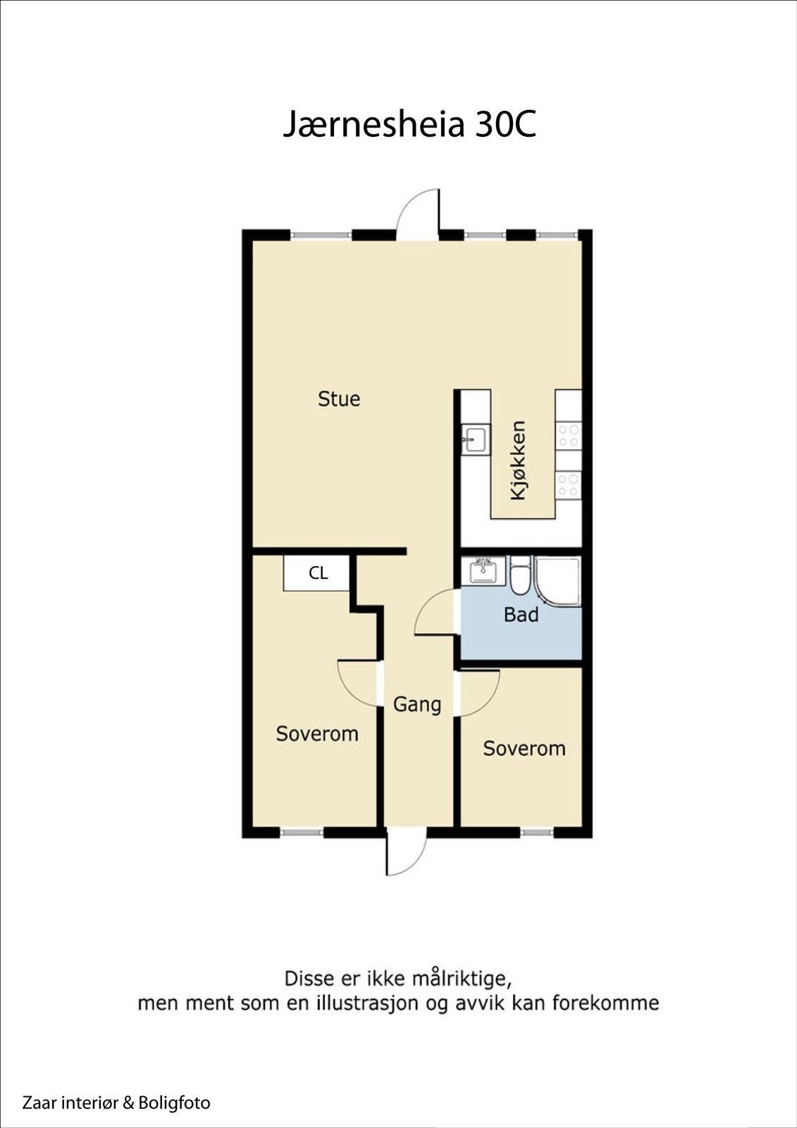 Plantegning Galleribilde