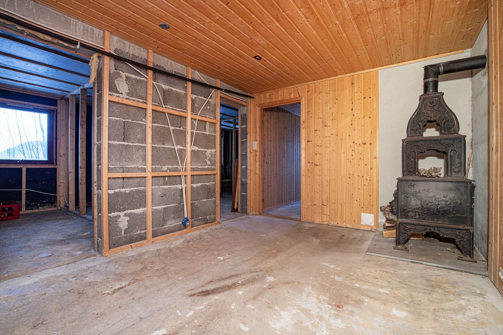 Rom med peis Galleribilde