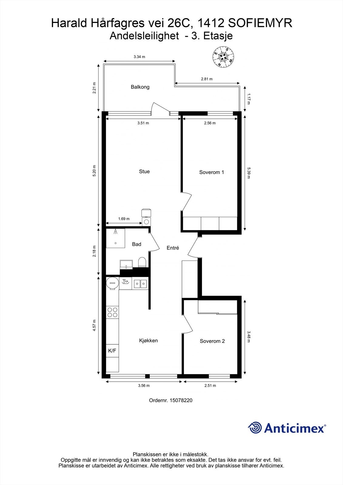 Plantegning Galleribilde