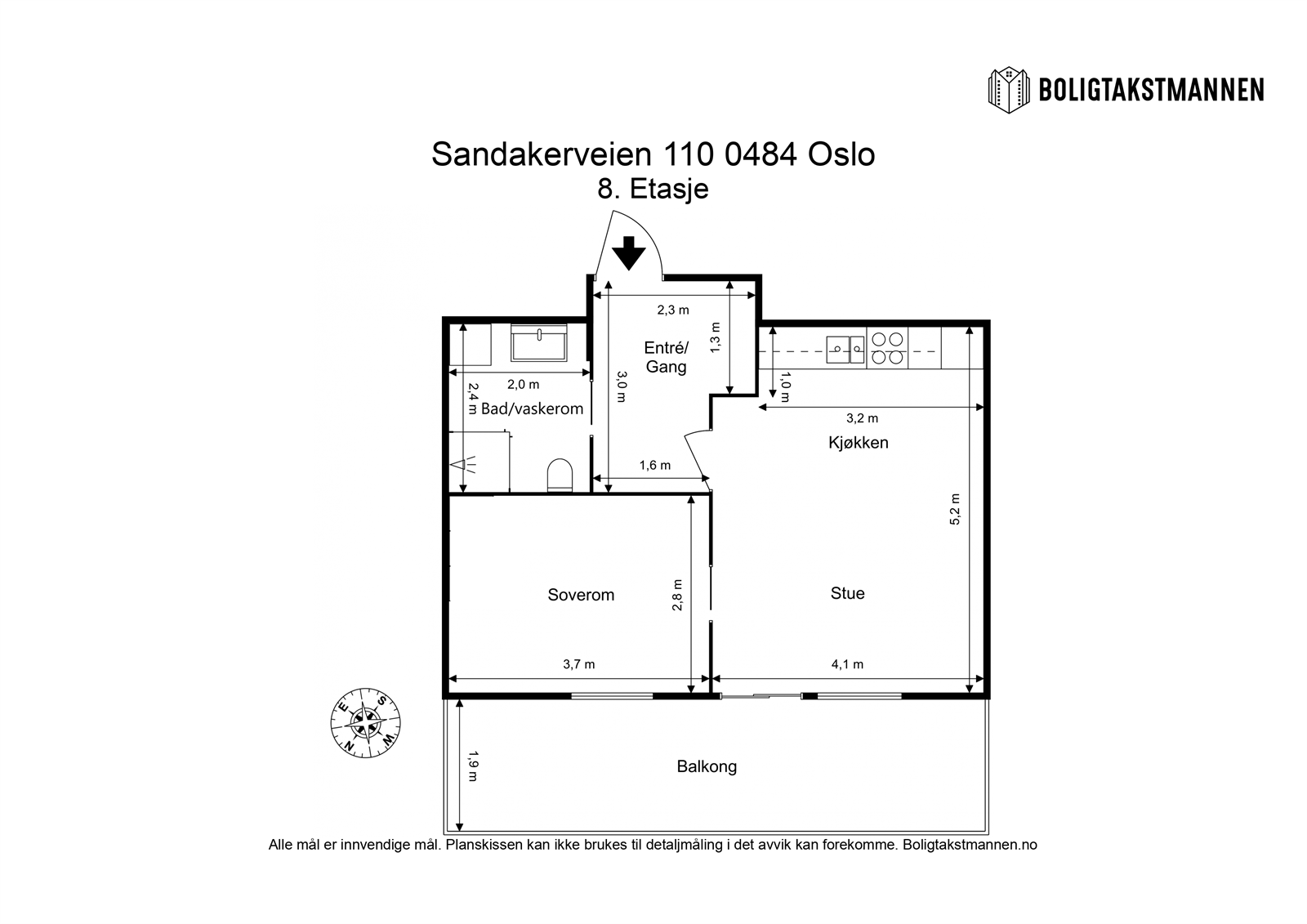 Plantegning til orientering. Galleribilde