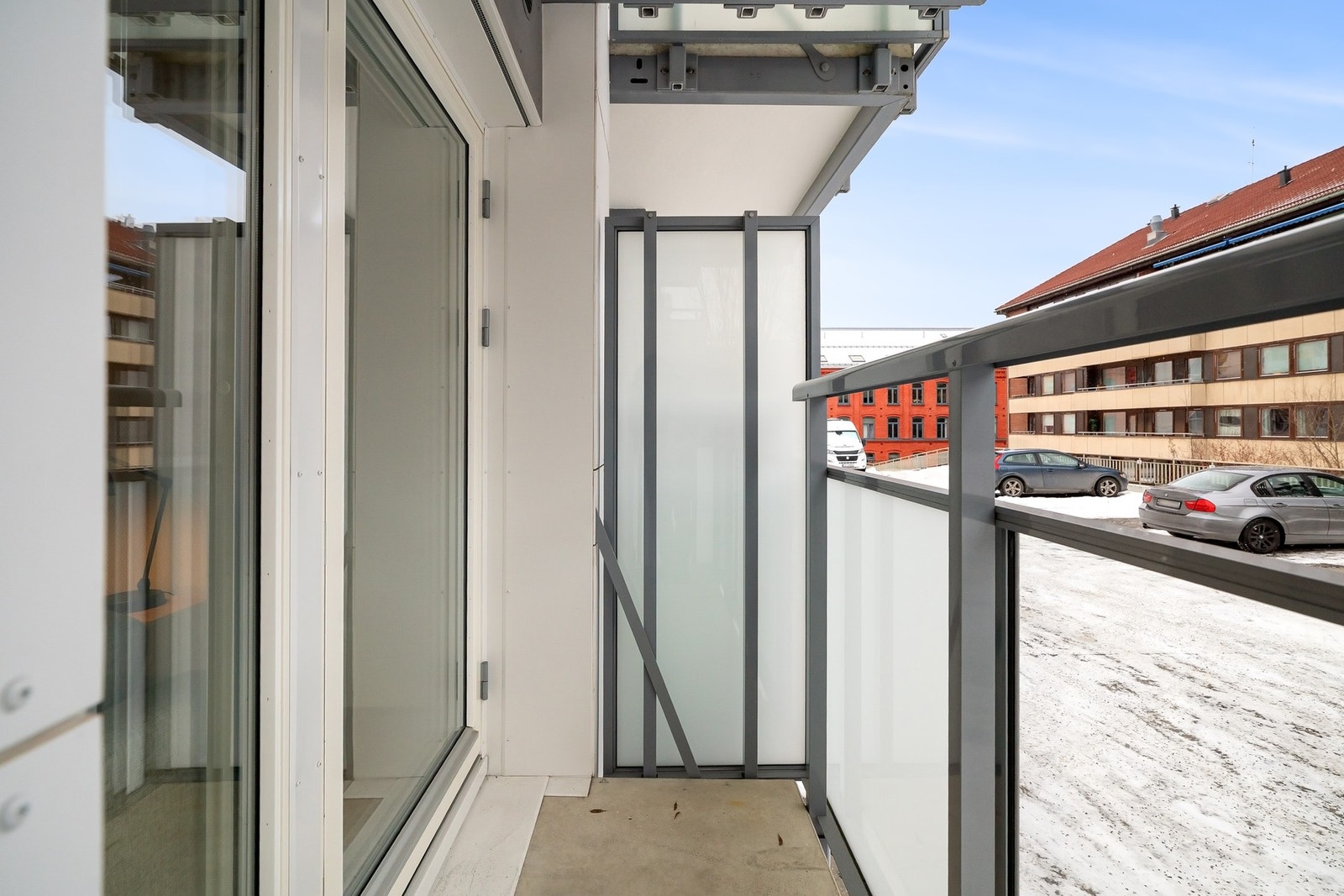 Leiligheten vender ut mot rolig bakgård. Galleribilde