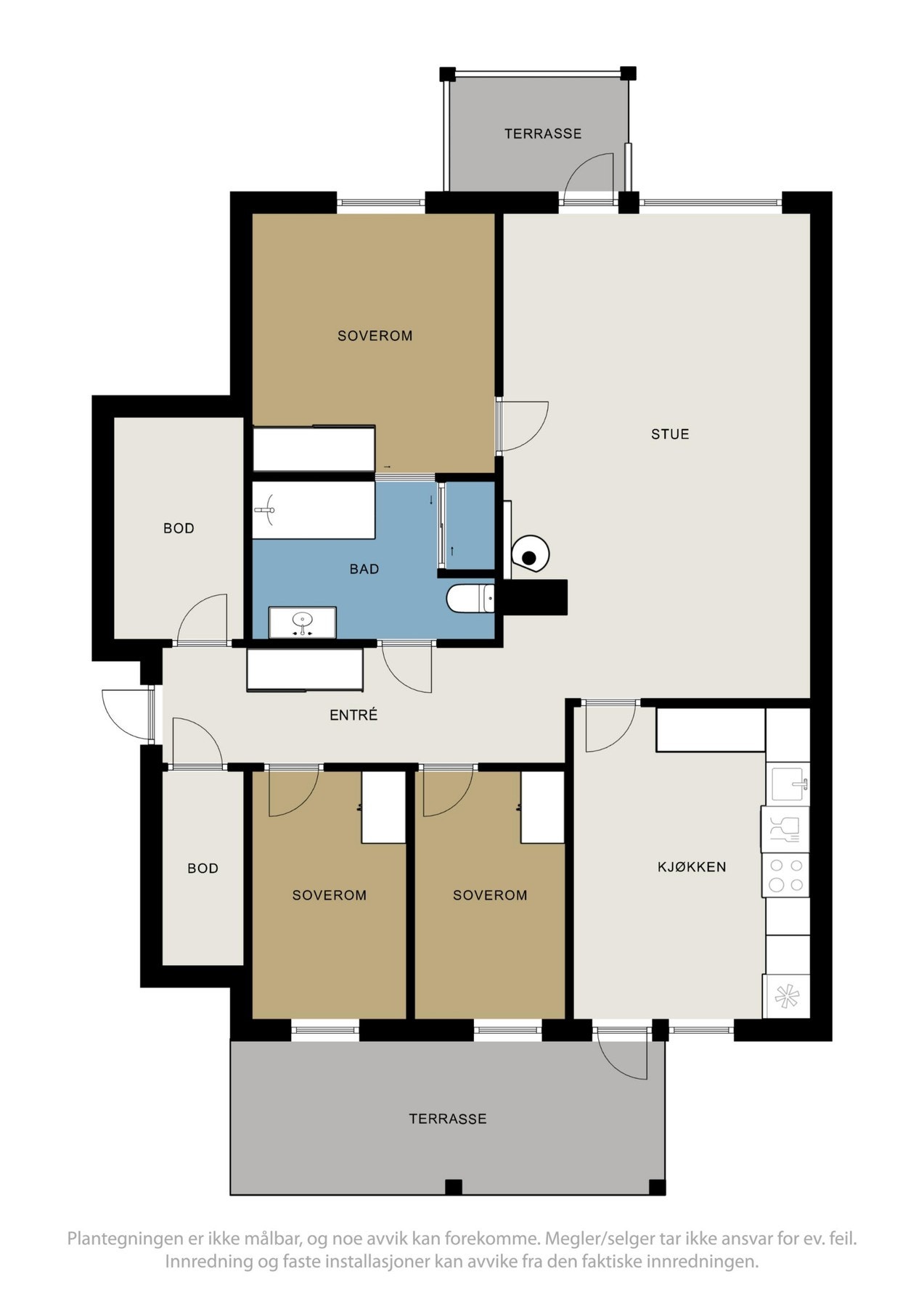 Plantegning Galleribilde