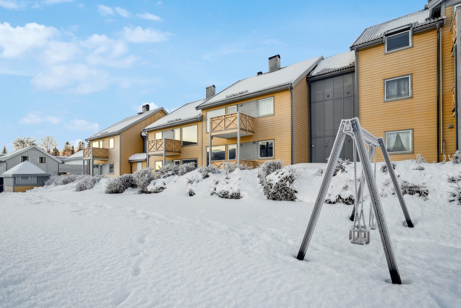 Fasaden på bygget Galleribilde