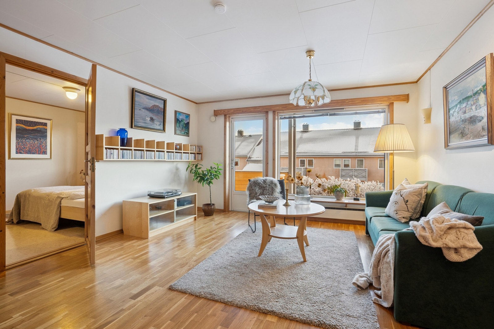 Velkommen til Bjørkås terrasse og denne 4 - roms leiligheten i øvre sentrum! Galleribilde