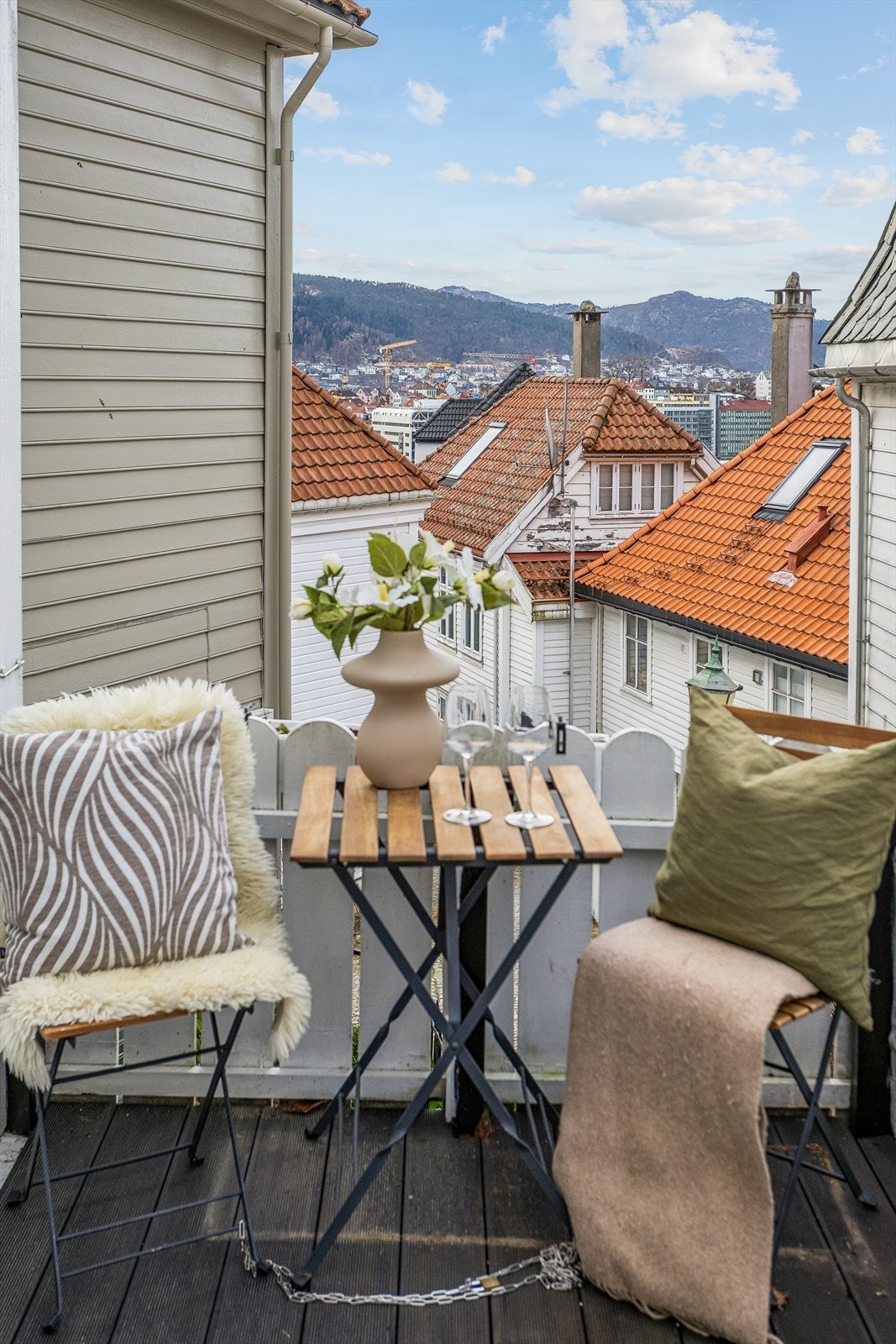 Ellers fin utsikt mot sentrum Galleribilde