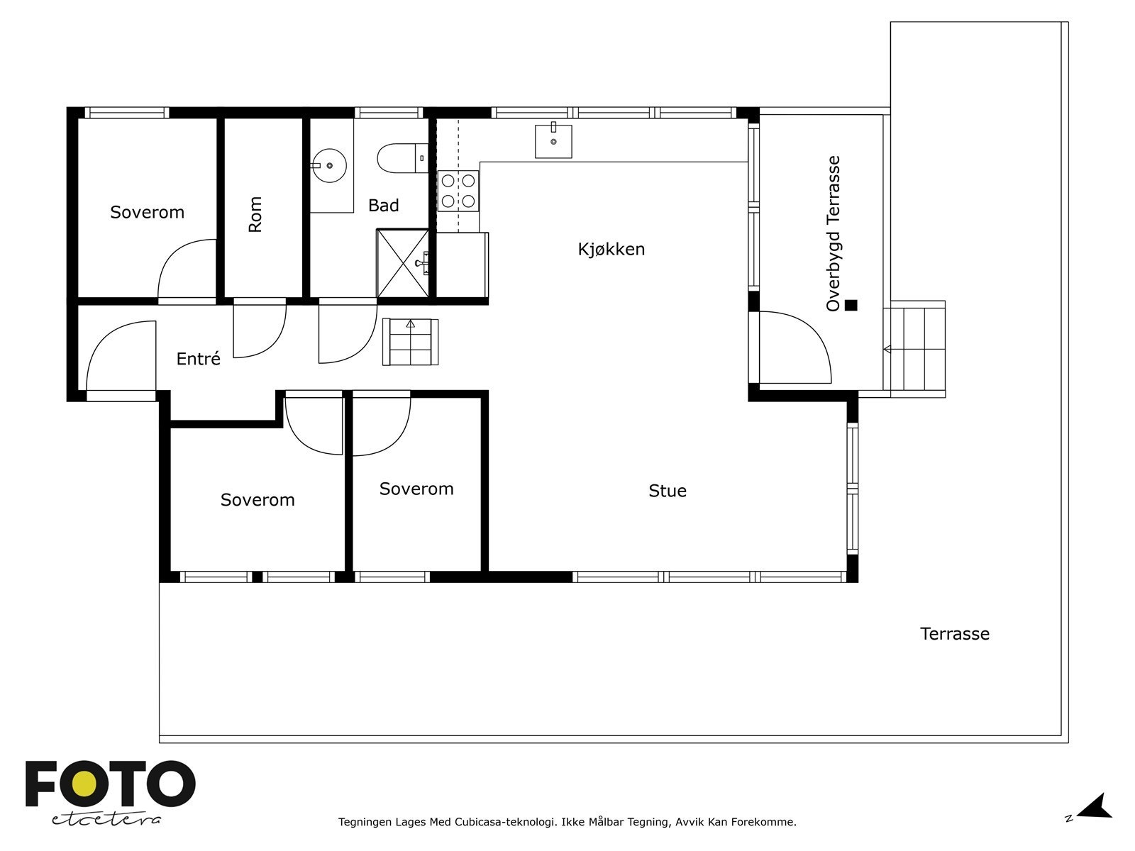 Plantegning hovedetasje Galleribilde