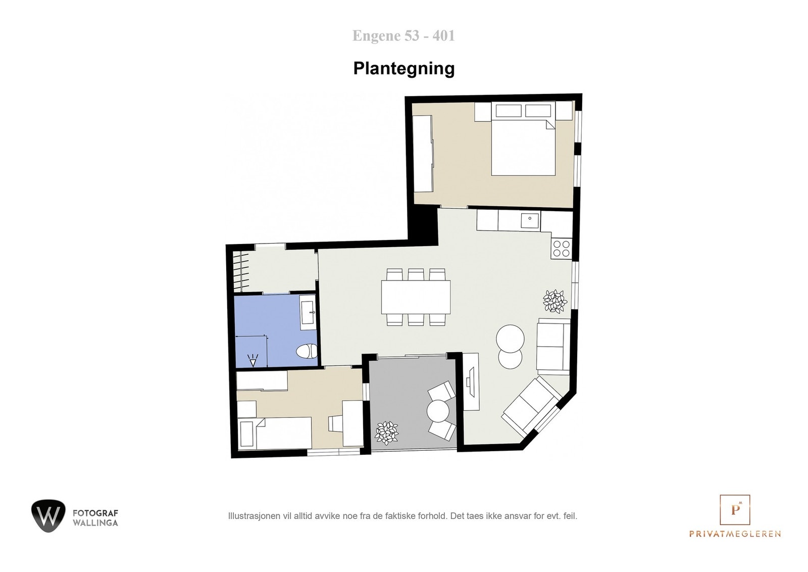 Plantegning. Galleribilde