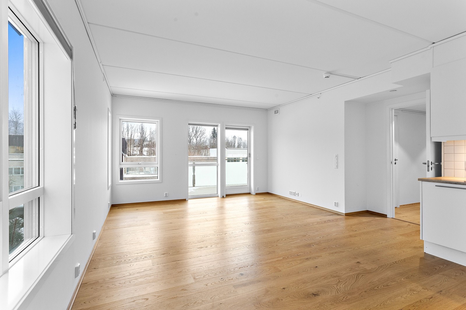 Åpen stue/kjøkken-løsning. Galleribilde