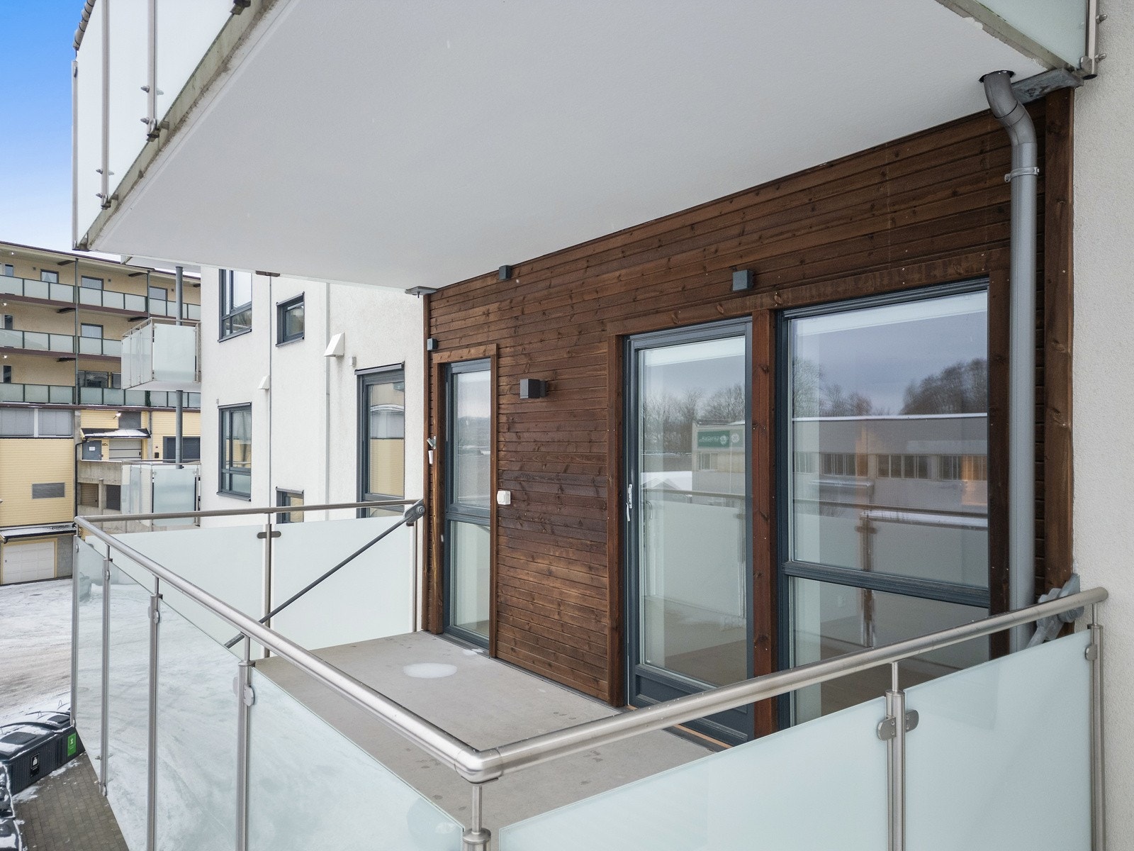 Overbygd balkong på ca. 11 kvm. Galleribilde