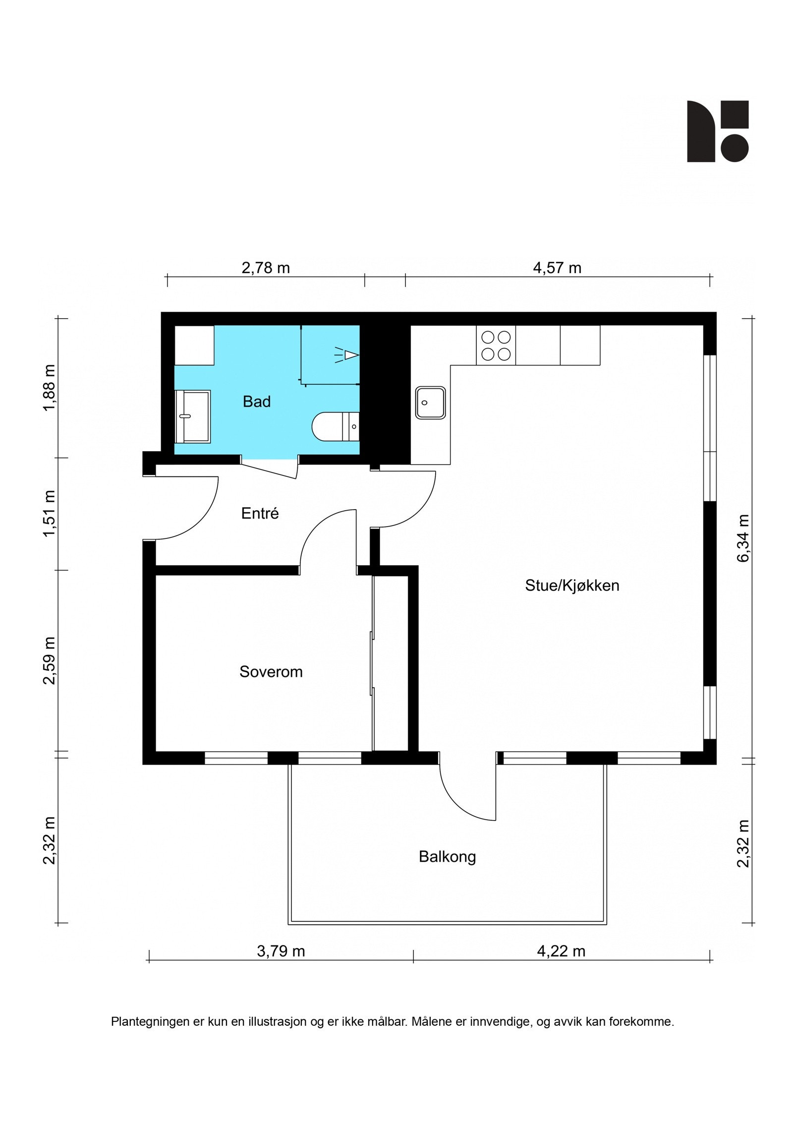 Plantegning. Galleribilde