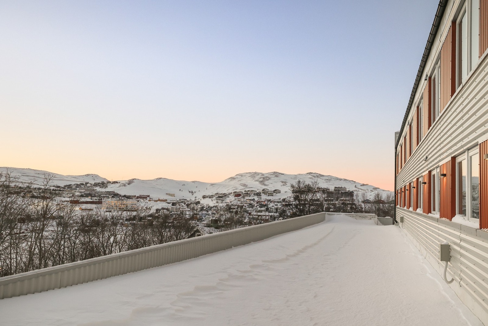 Felles takterrasse. Galleribilde