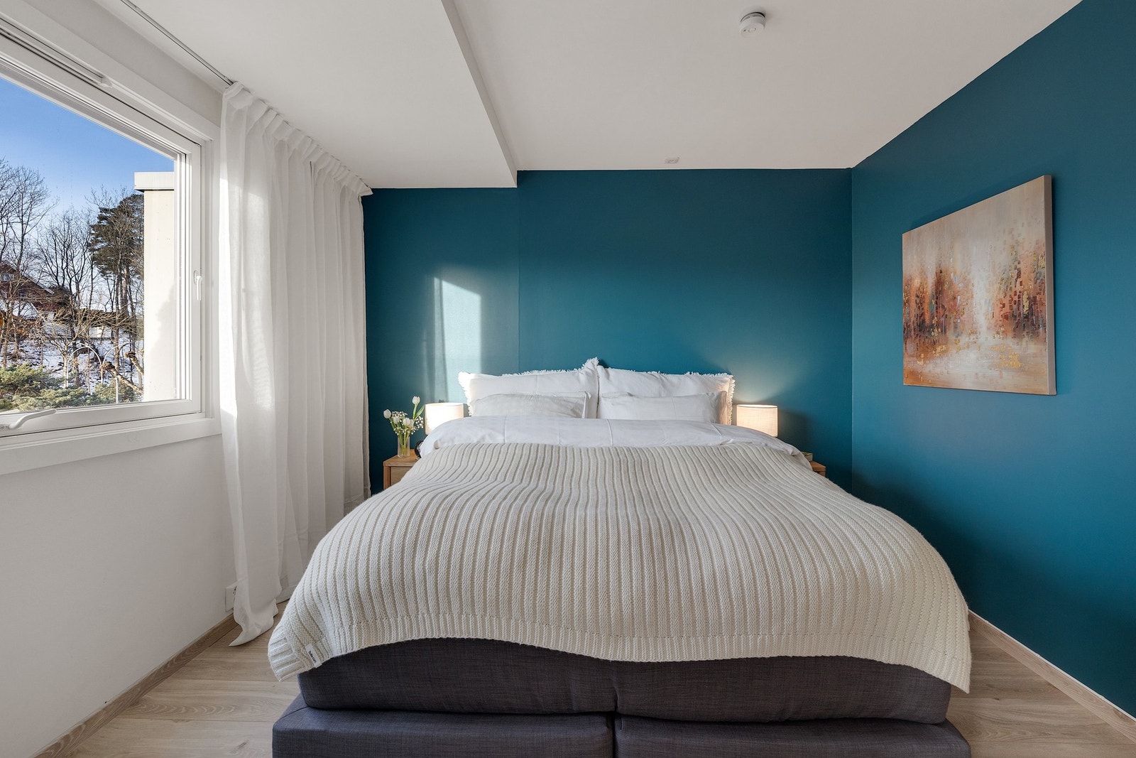 Soverommet vender inn mot rolige fellesarealer Galleribilde