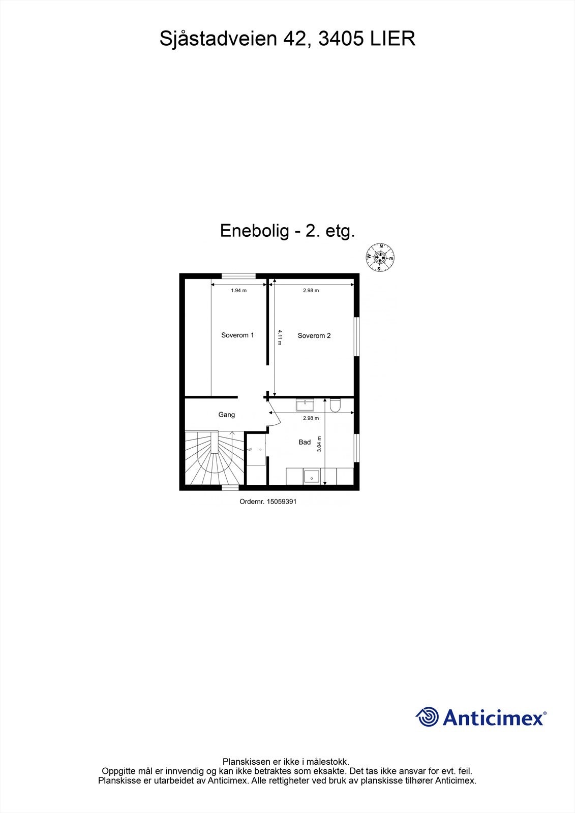 Plantegning - 2. etasje Galleribilde