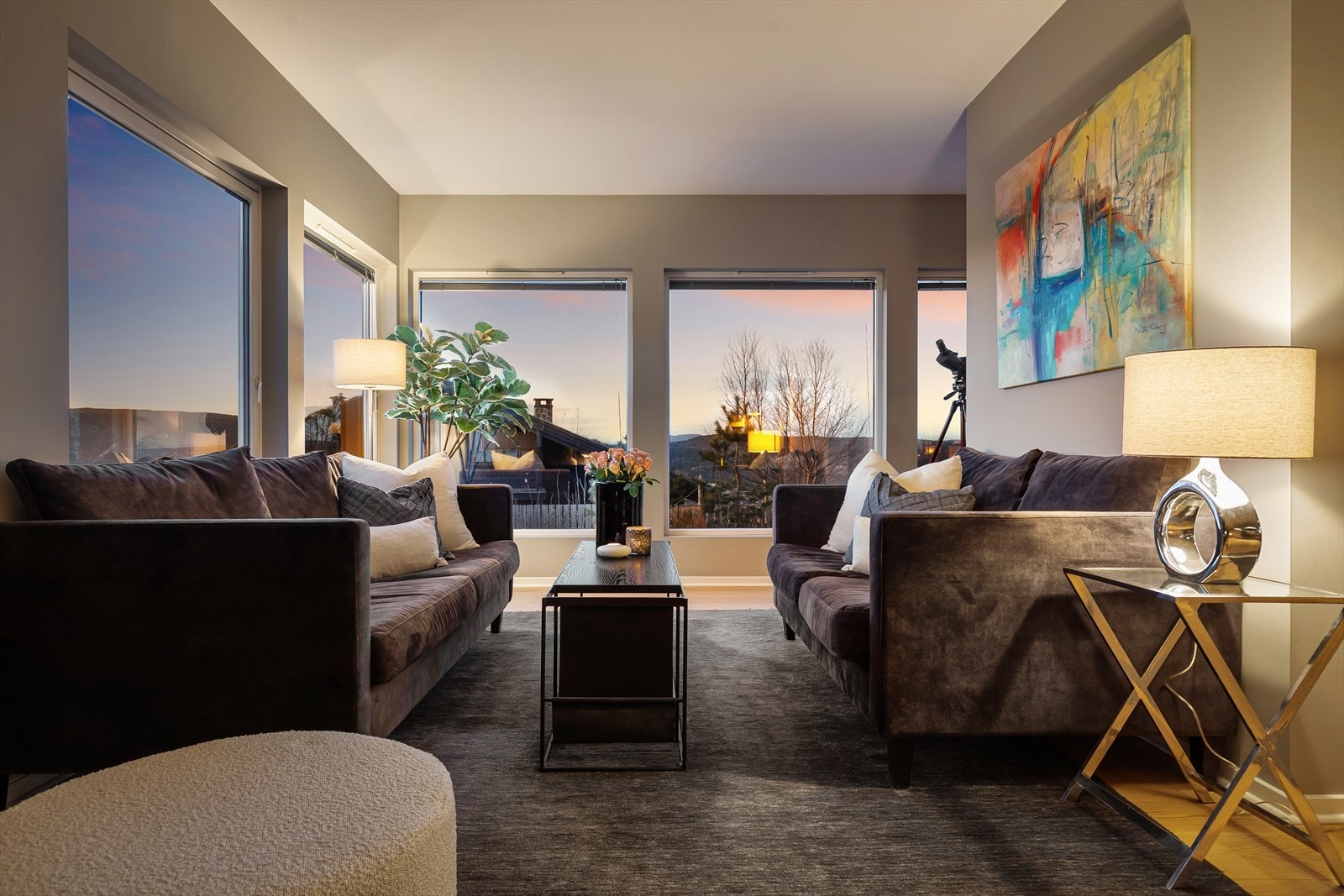 Kveldsstemning Galleribilde