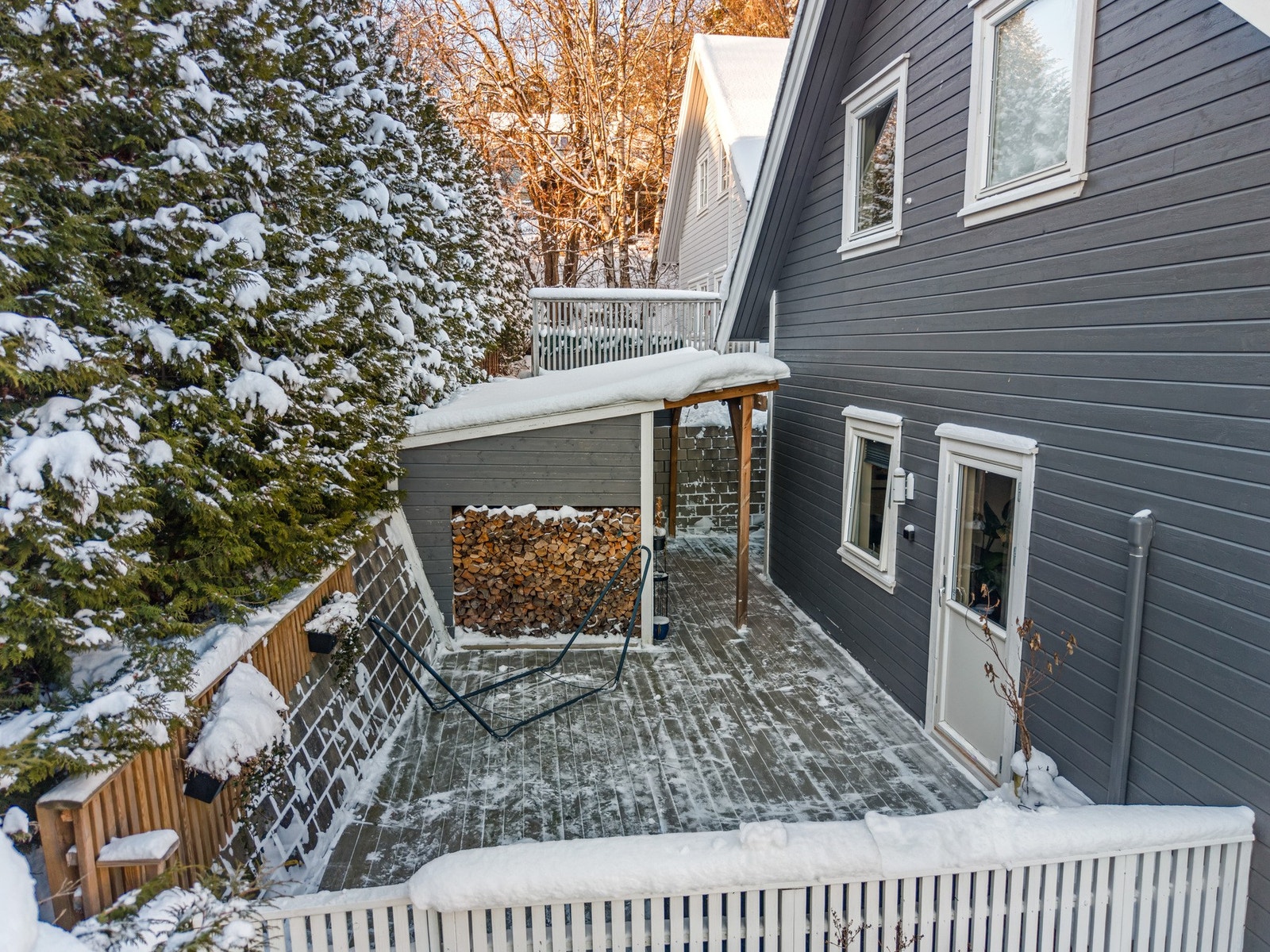 Her er det like koselig på vinterstid som sommerstid. Galleribilde