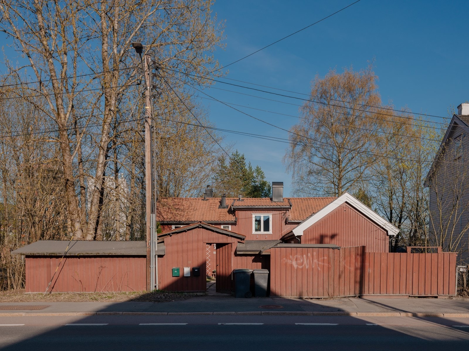 Maridalsveien går utenfor eiendommen. Galleribilde