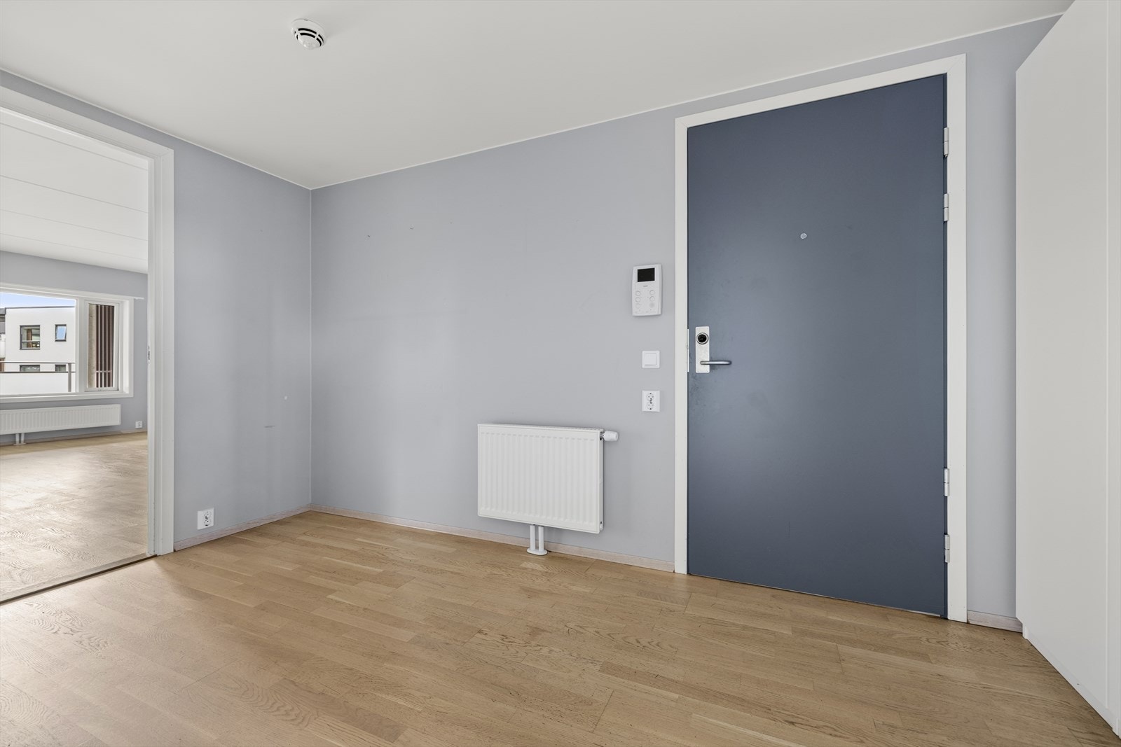 Brann- og lydklassifisert entrédør for økt trygghet og komfort i hverdagen. Galleribilde