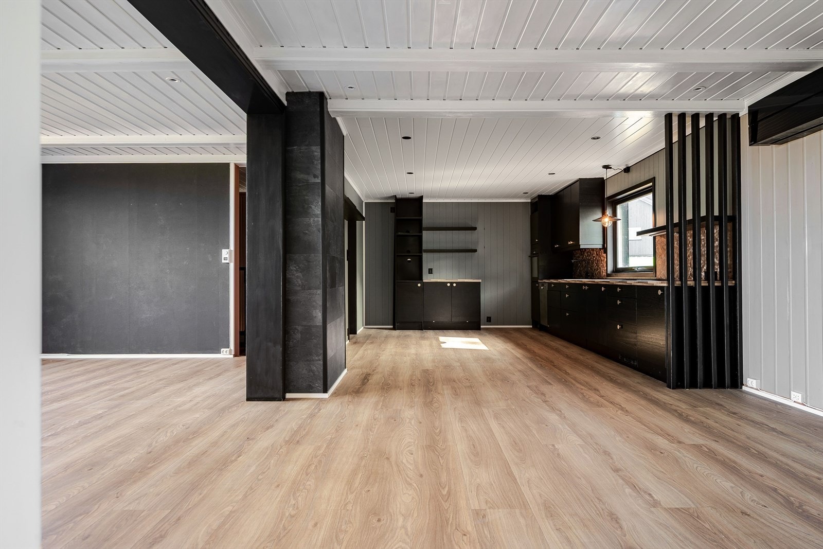 I stuen er det varmepumpe. Galleribilde