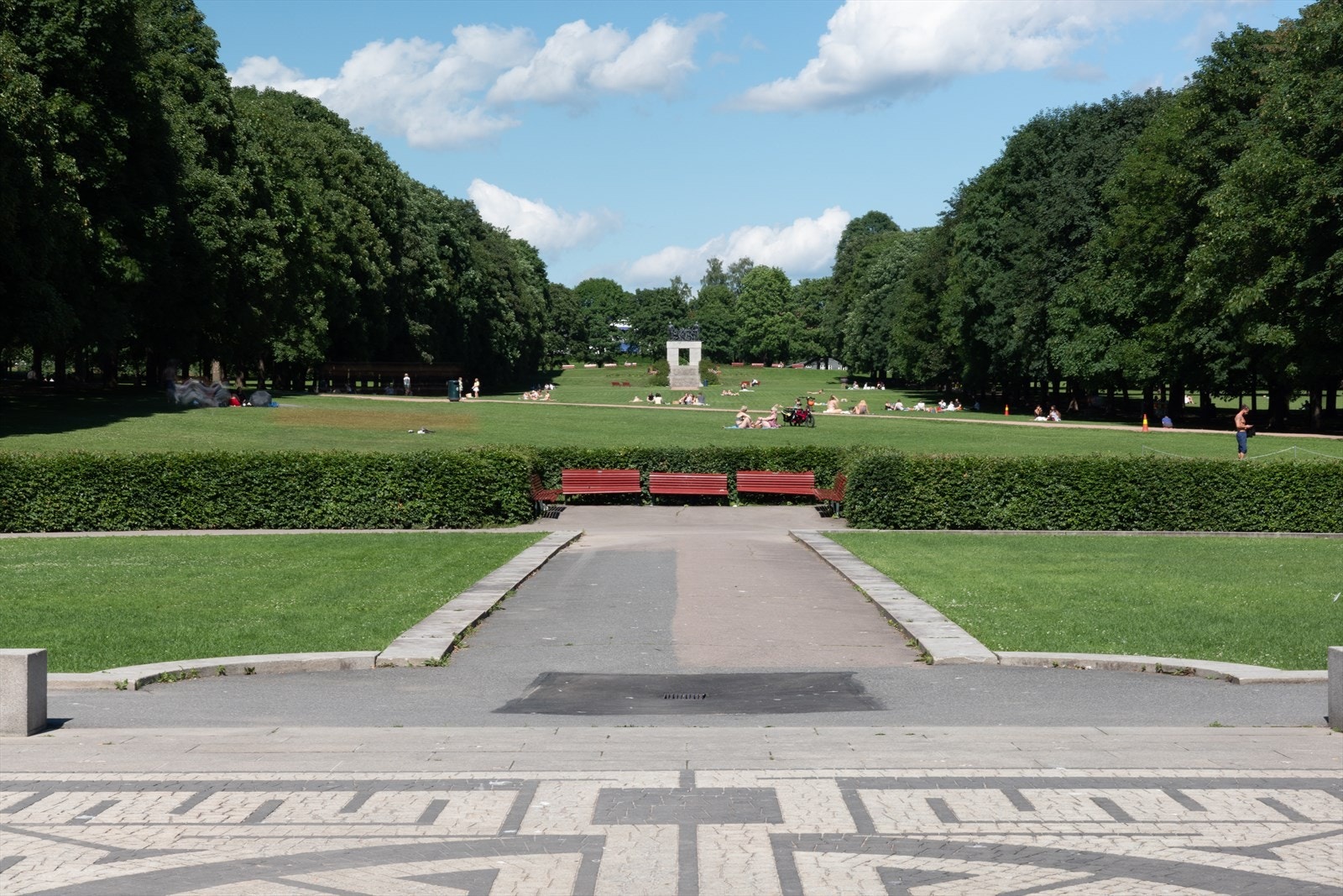 Frognerparken ligger kun et kvartal unna. Galleribilde