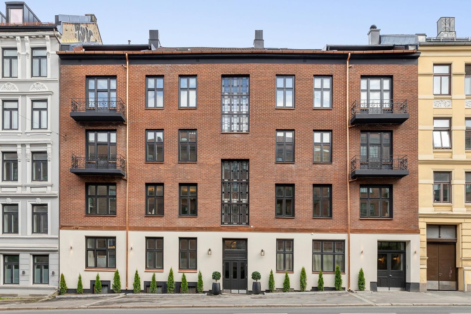 Tranegården - Nyoppusset bygård på St.Hanshaugen Galleribilde