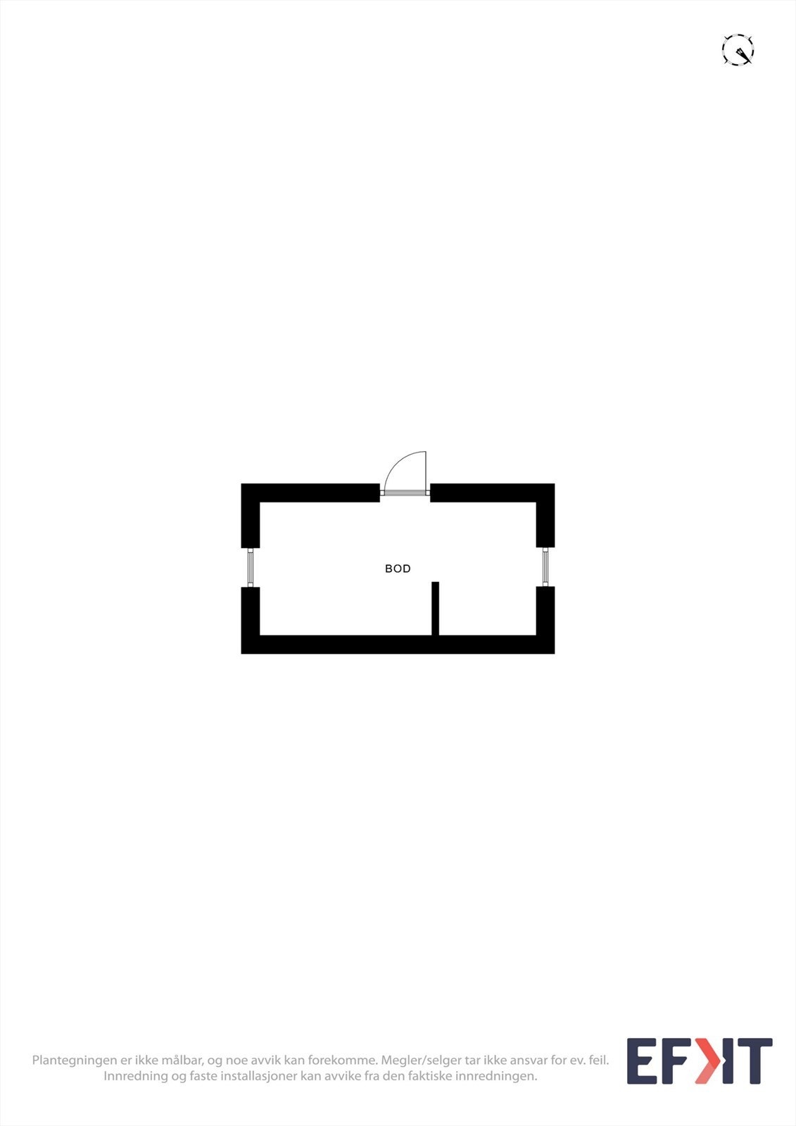 Plantegning uthus Galleribilde