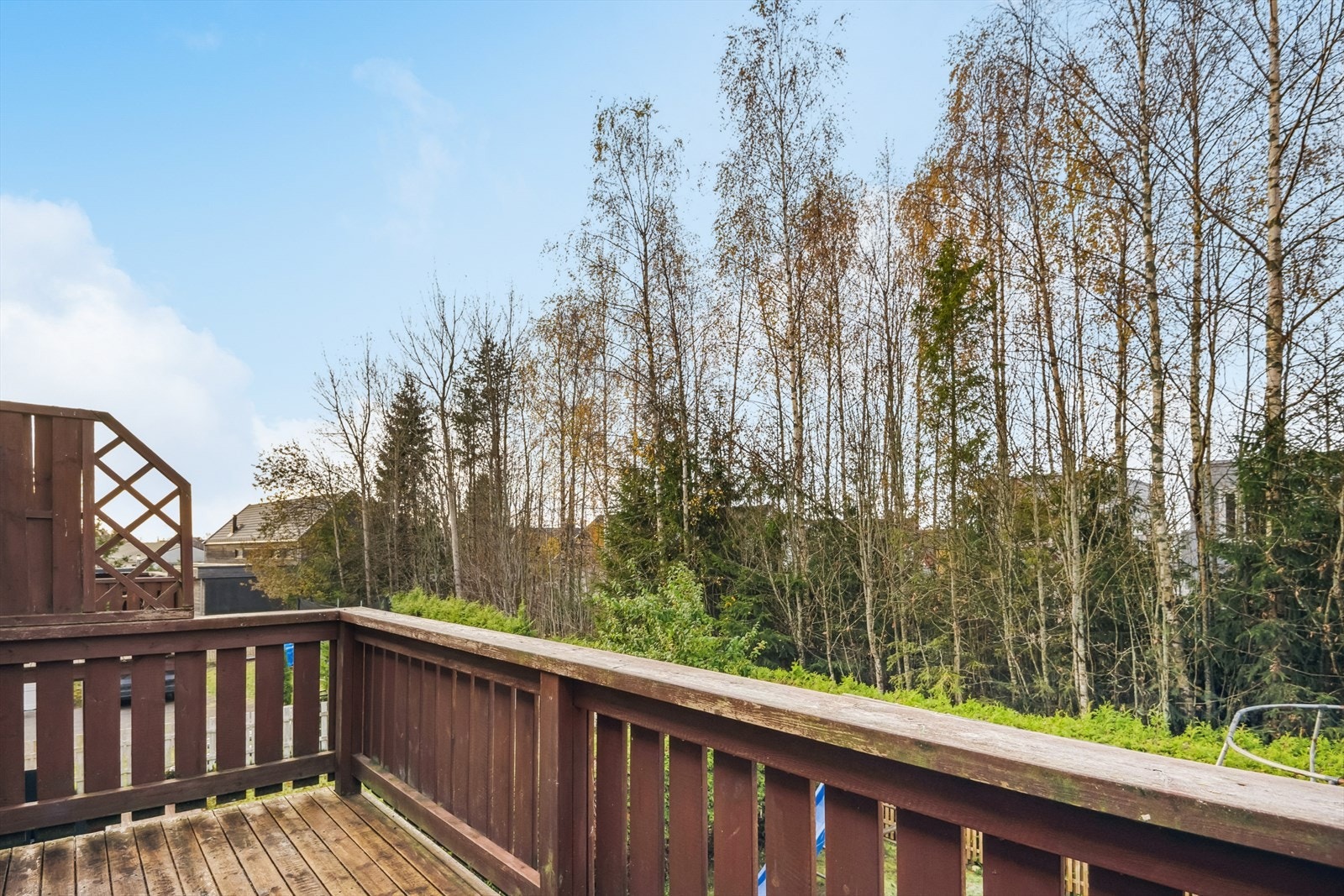 Utsikt fra balkongen Galleribilde