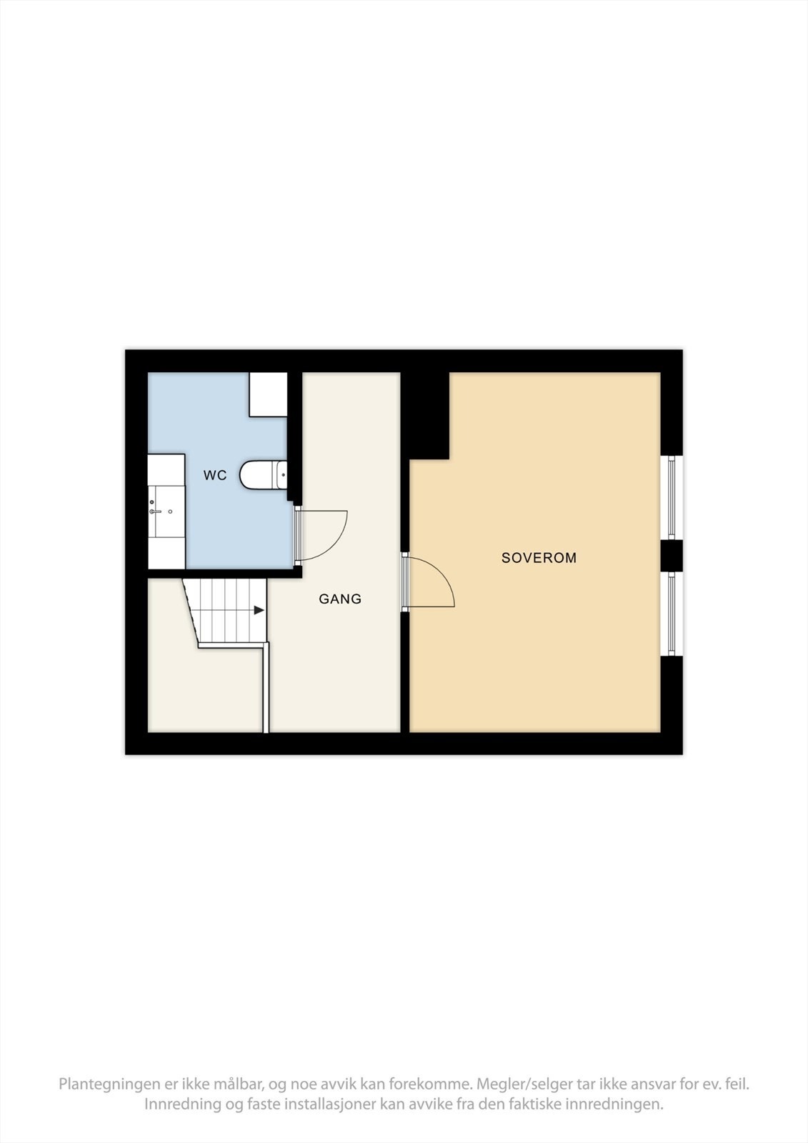 Plantegning fra loftetasjen Galleribilde