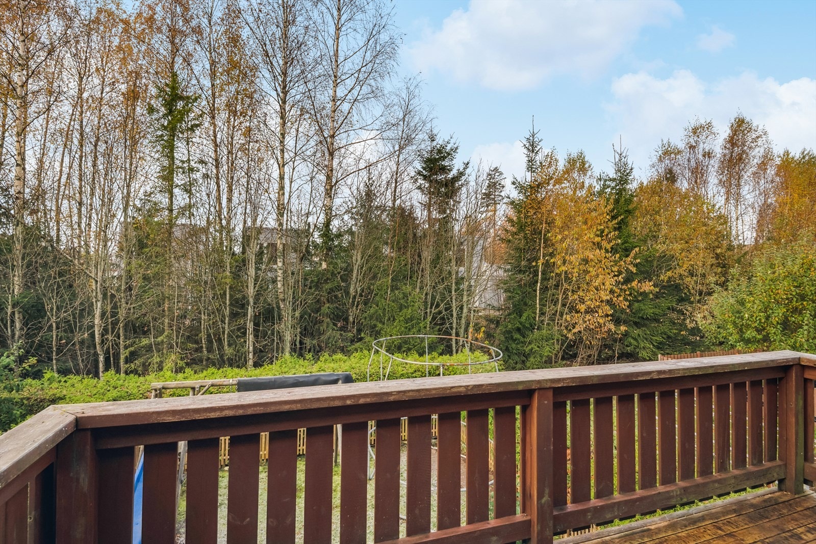 Utsikt fra balkongen Galleribilde