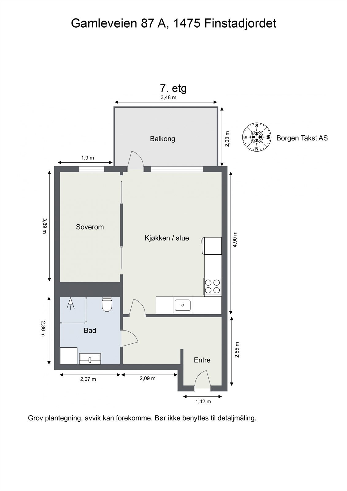 Plantegning. Galleribilde