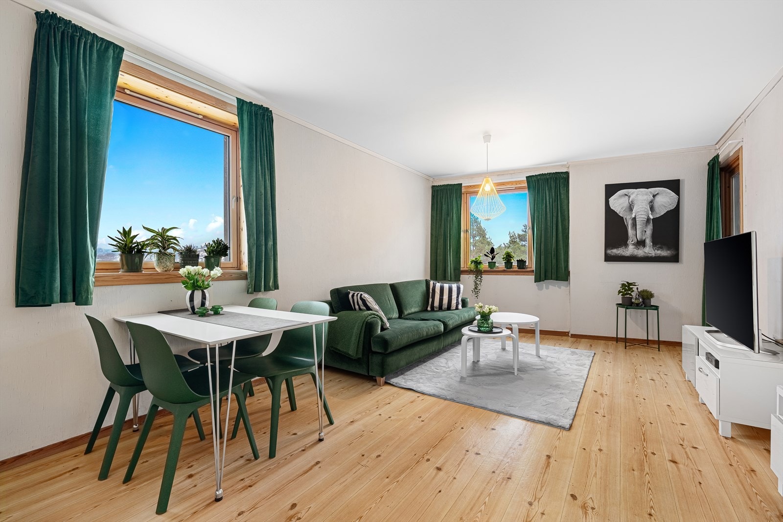 Det er kort gåavstand til Porsgrunn sentrum fra boligen Galleribilde