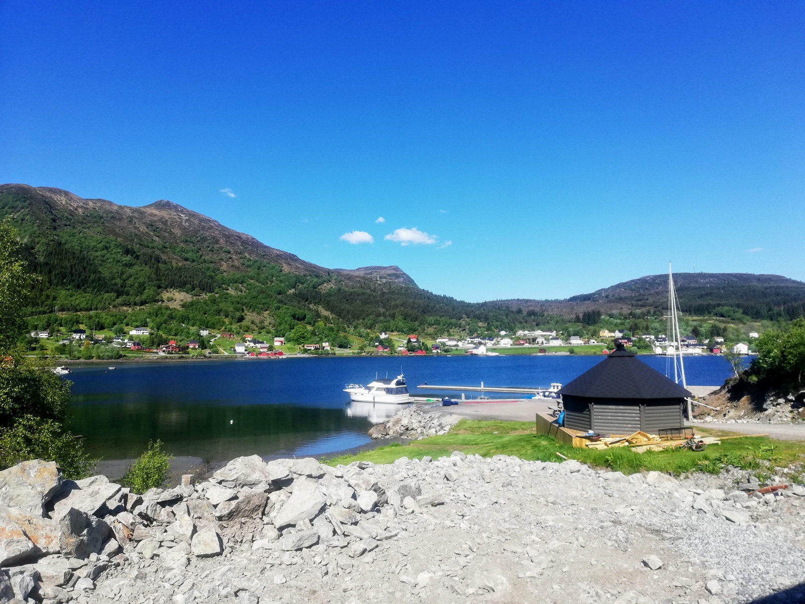 Utsikt fra rorbua Galleribilde