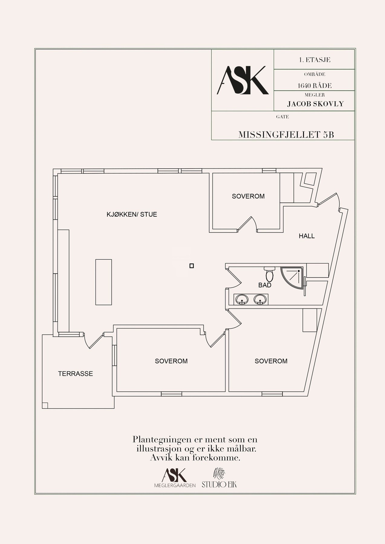 Plantegning Galleribilde
