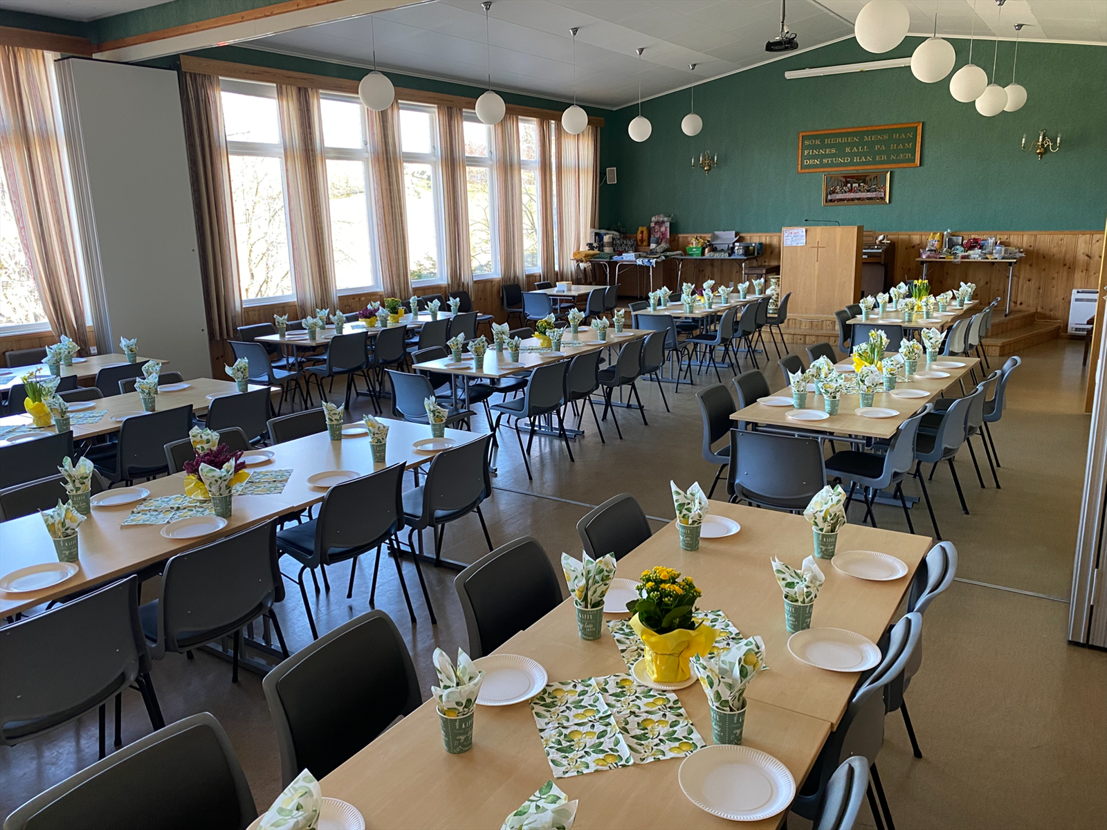 Lokalet passer utmerket som selskapslokale Galleribilde