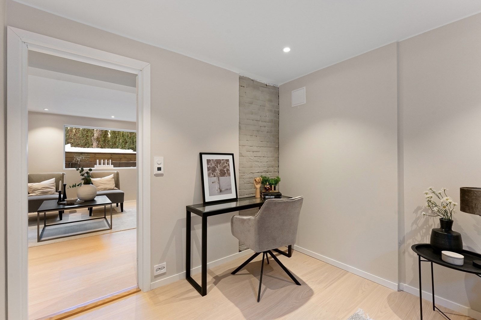 Her er det plass til dobbeltseng og annet møblement. Galleribilde