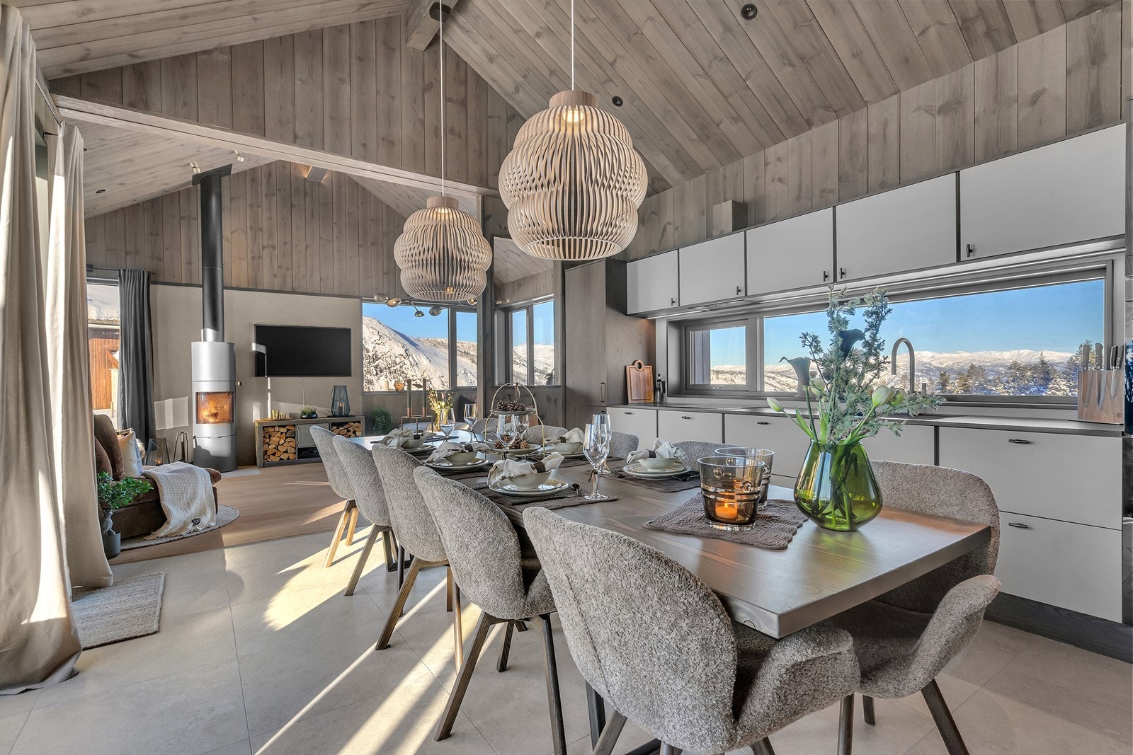 Åpen løsning gir ekstra god romfølelse Galleribilde