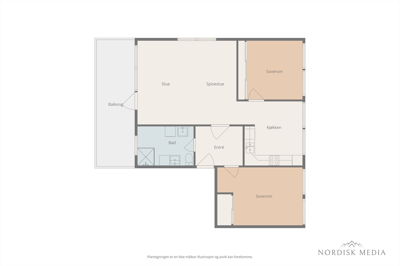 Plantegning Galleribilde