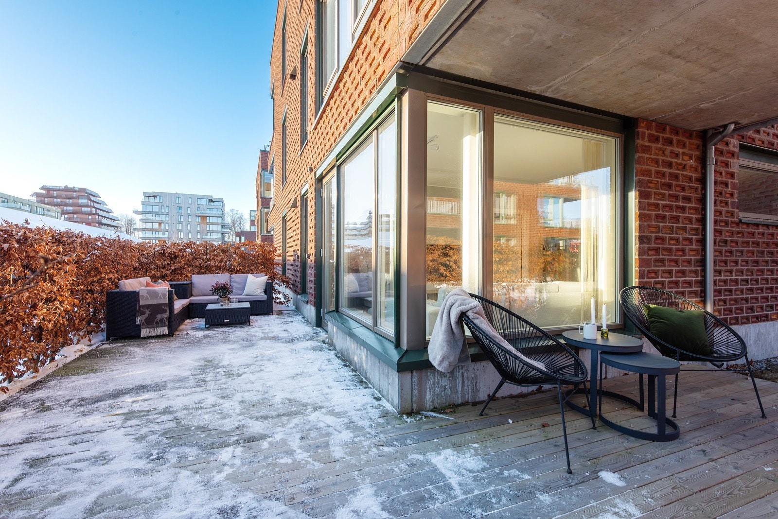 Markterrasse på hele 27 kvm! Galleribilde