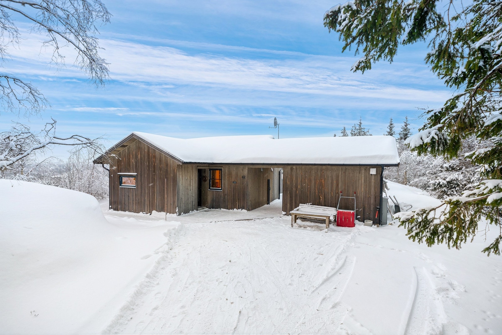 Fasade- parkering Galleribilde