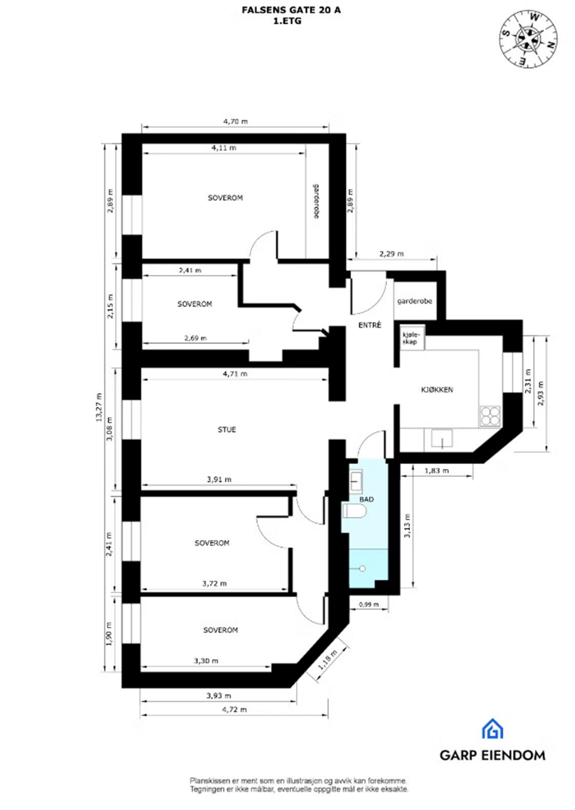 Plantegning Galleribilde