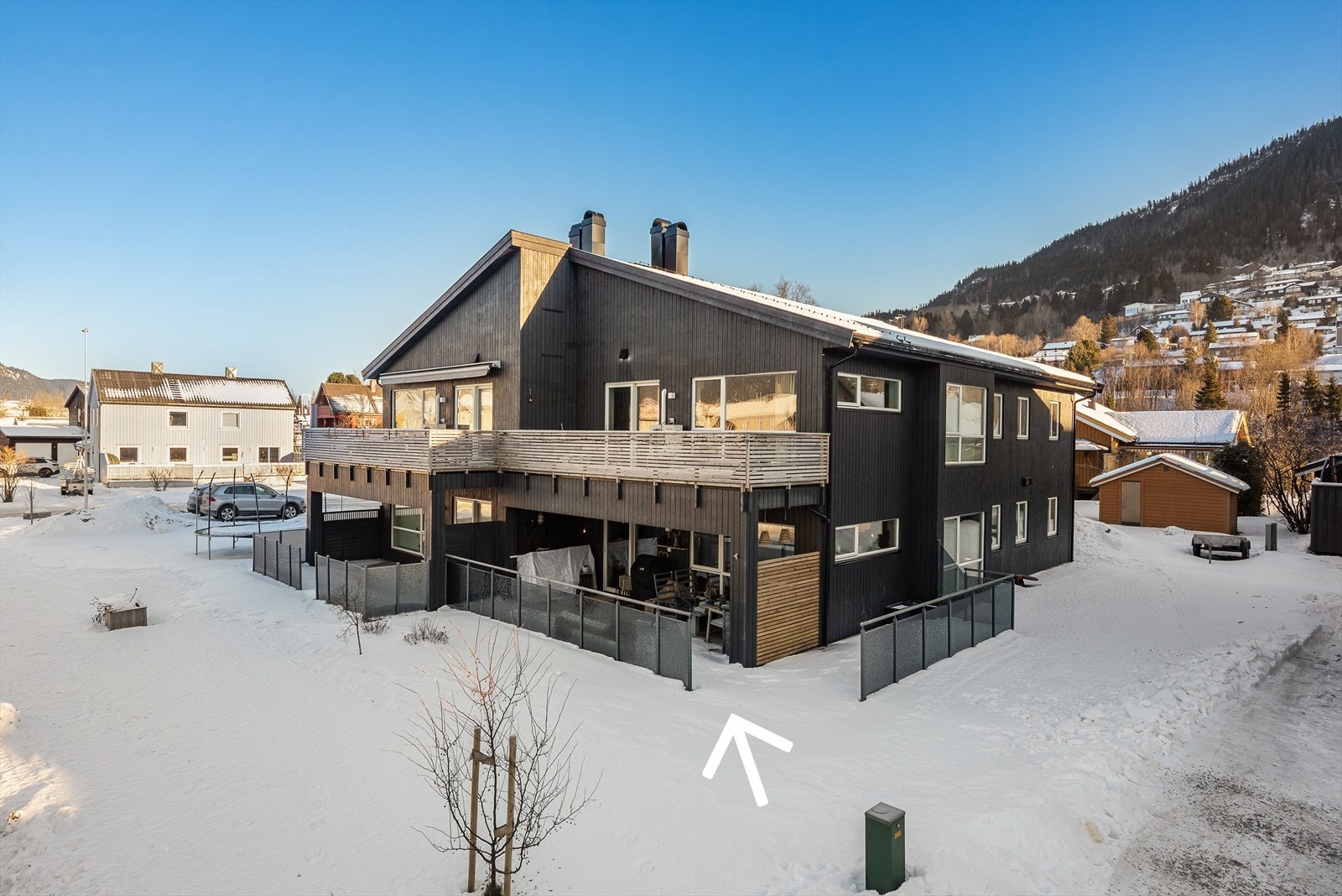 Leiligheten ligger i 1. etasje. Galleribilde