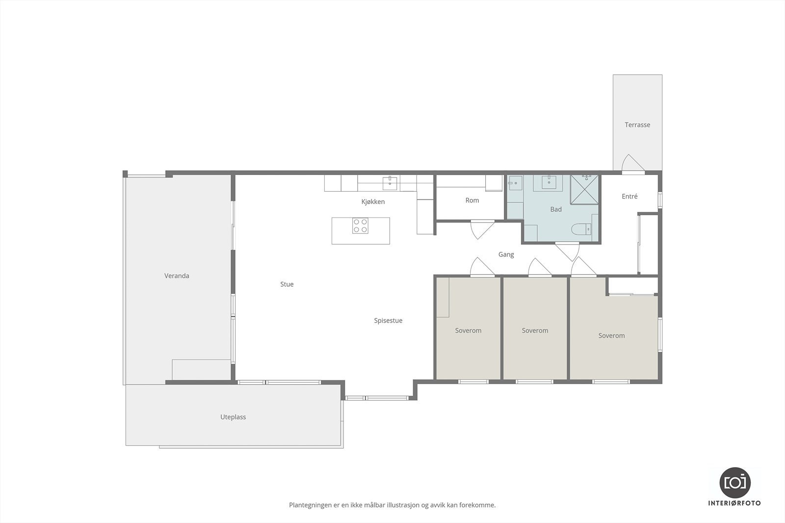 Plantegning Galleribilde