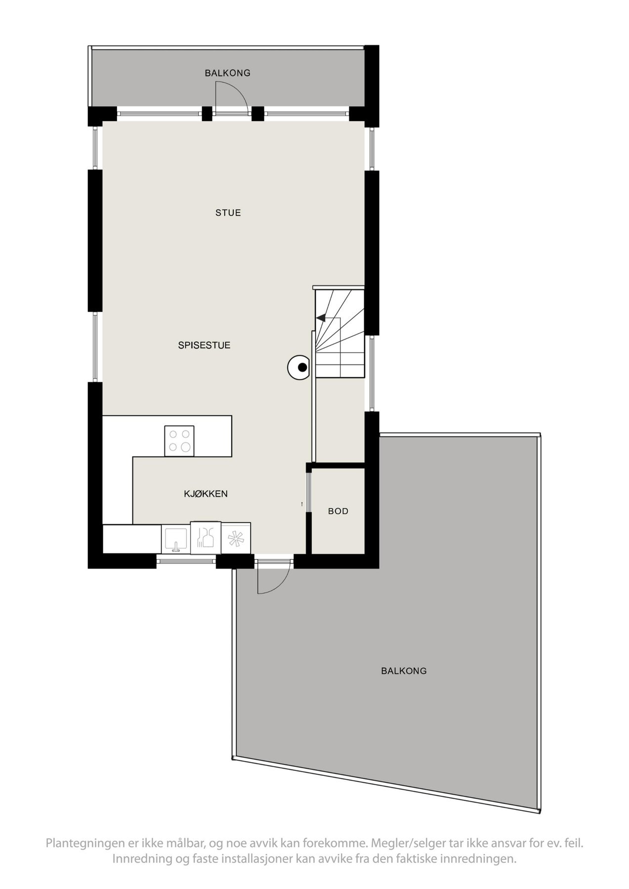 Plantegning 2 etg. Galleribilde